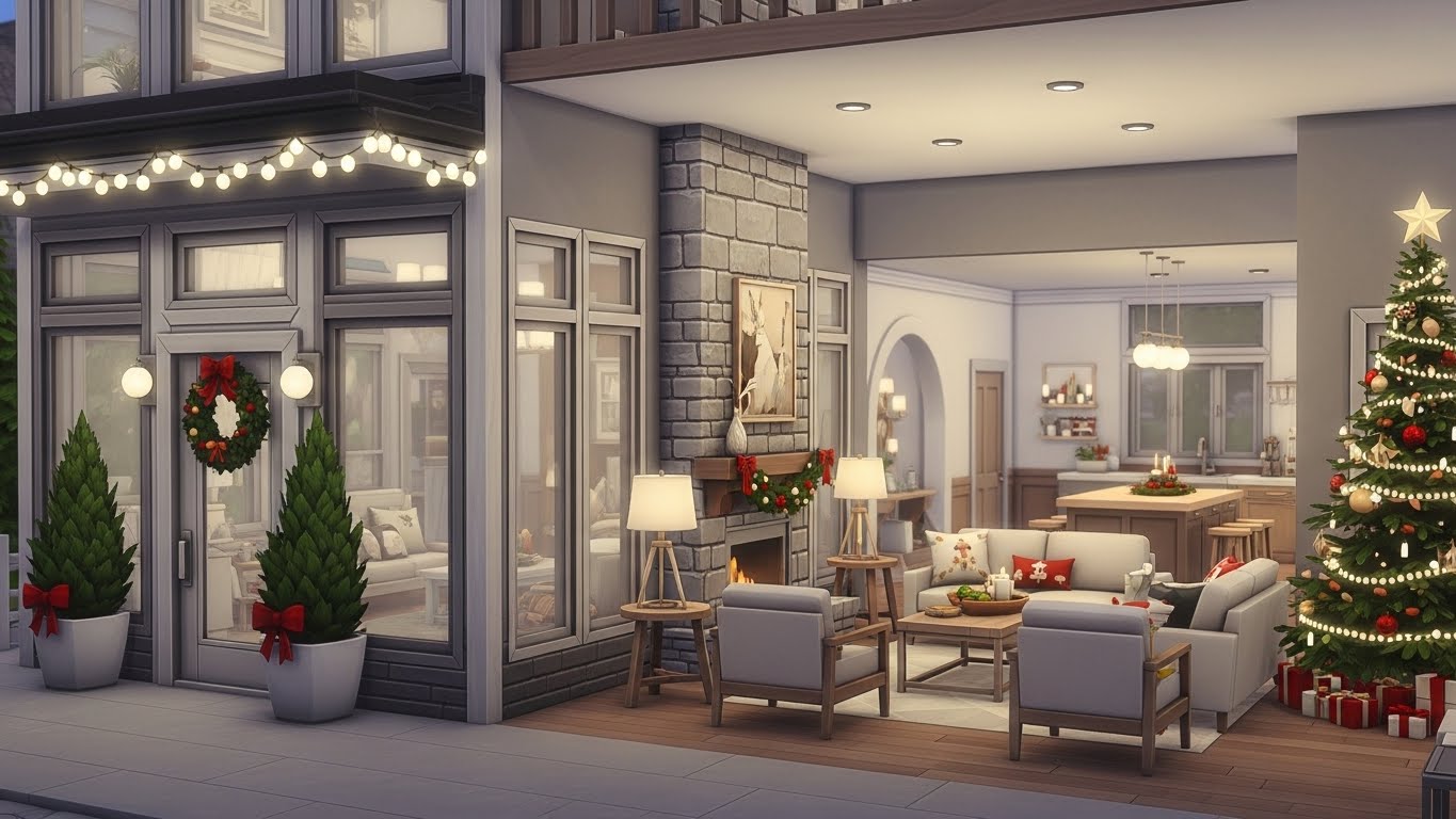 Holiday Home Design Ideas for The Sims 4