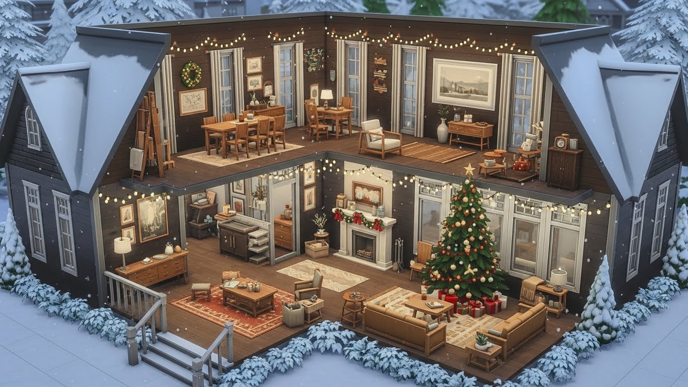 Seasonal Decorations and Holiday Builds in The Sims 4