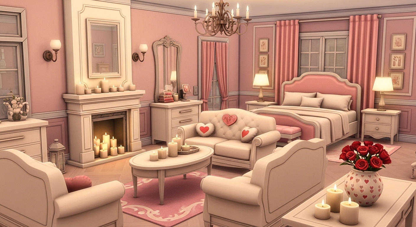 The Perfect Sims 4 Home for Valentine’s Day