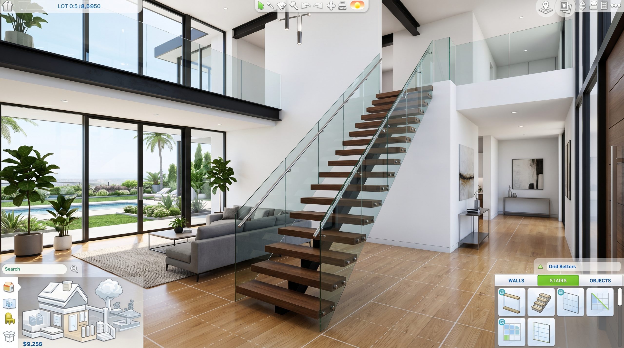 Floating Stairs in The Sims 4: How to Build Modern, Luxury & Realistic Stair Designs