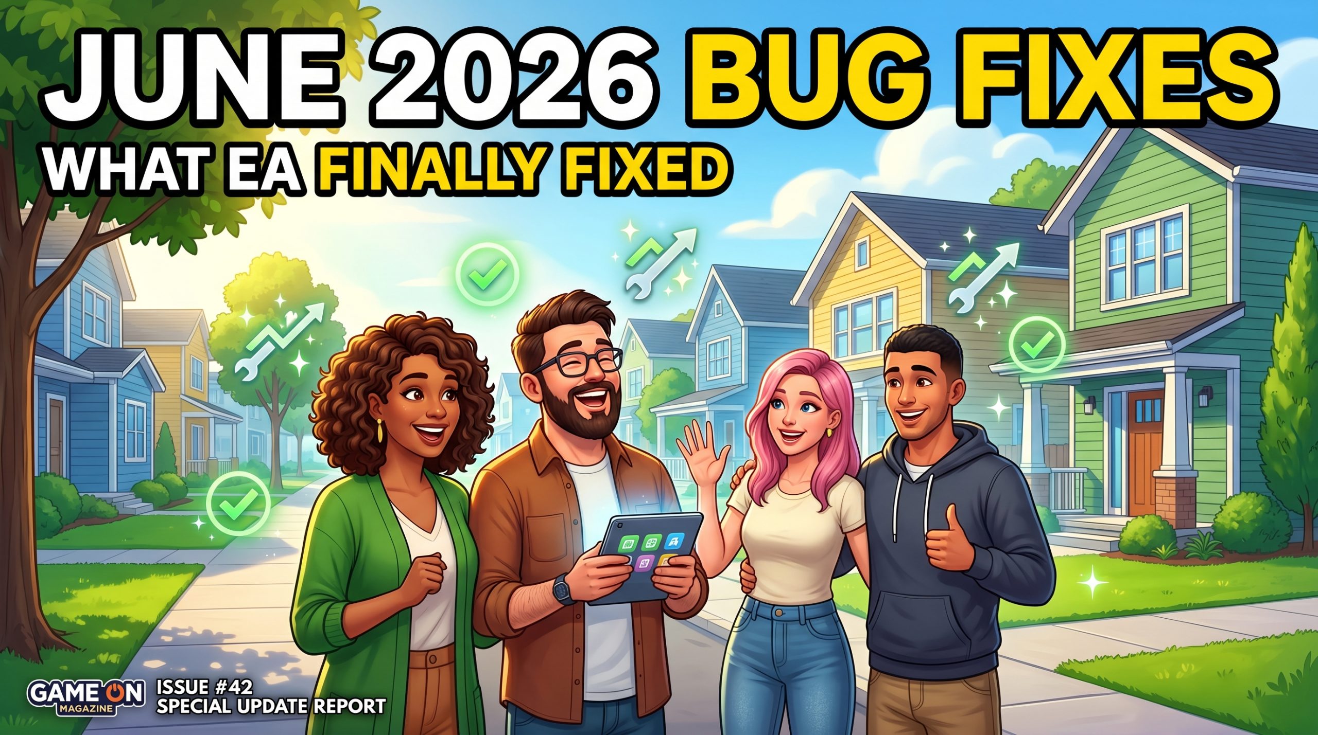 The Sims 4 June 2026 bug fixes update improving gameplay stability performance and Build Mode functionality