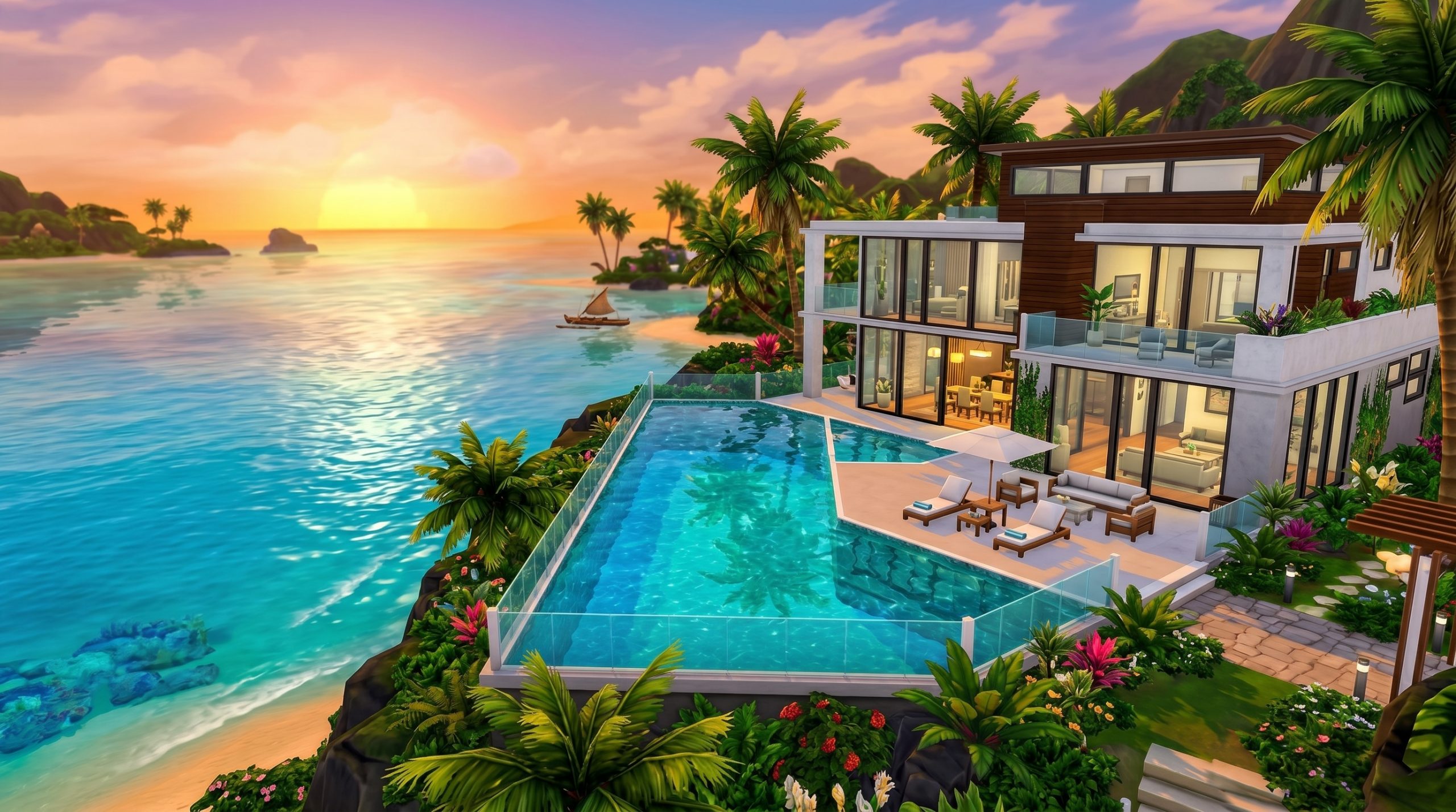 Amazing Infinity Pool Builds in The Sims 4
