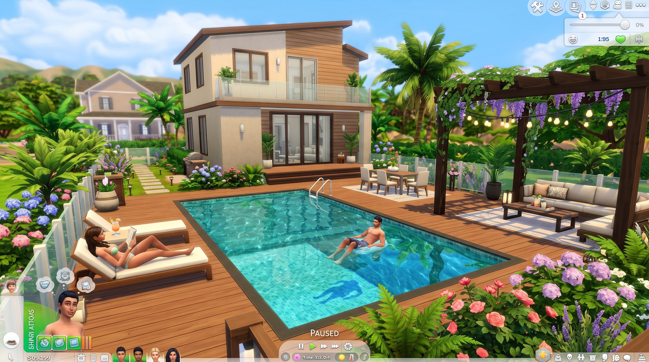 Best Summer Backyard Ideas in The Sims 4