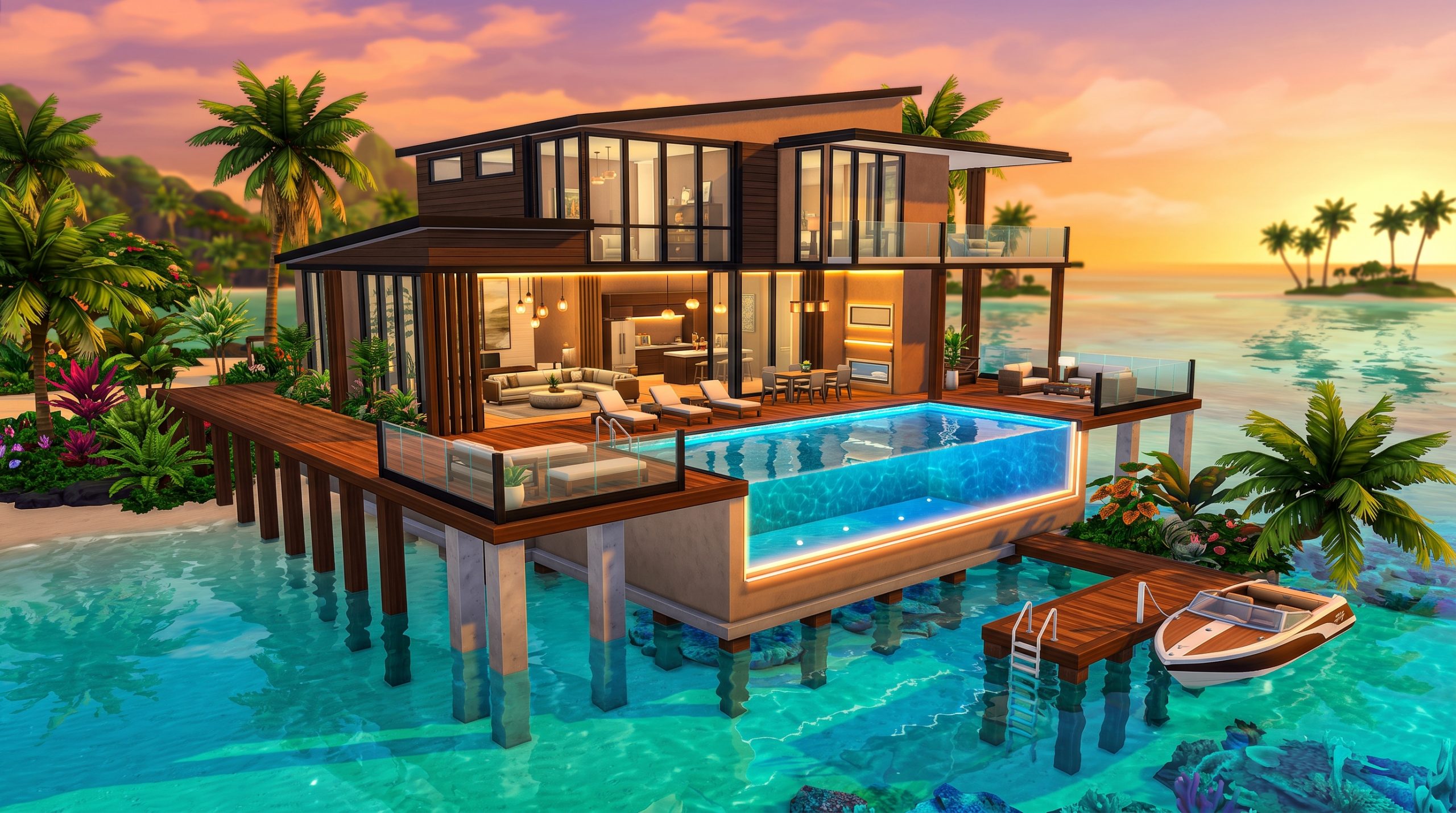 The Sims 4 Luxury Beach House: Build Guide & Design Ideas