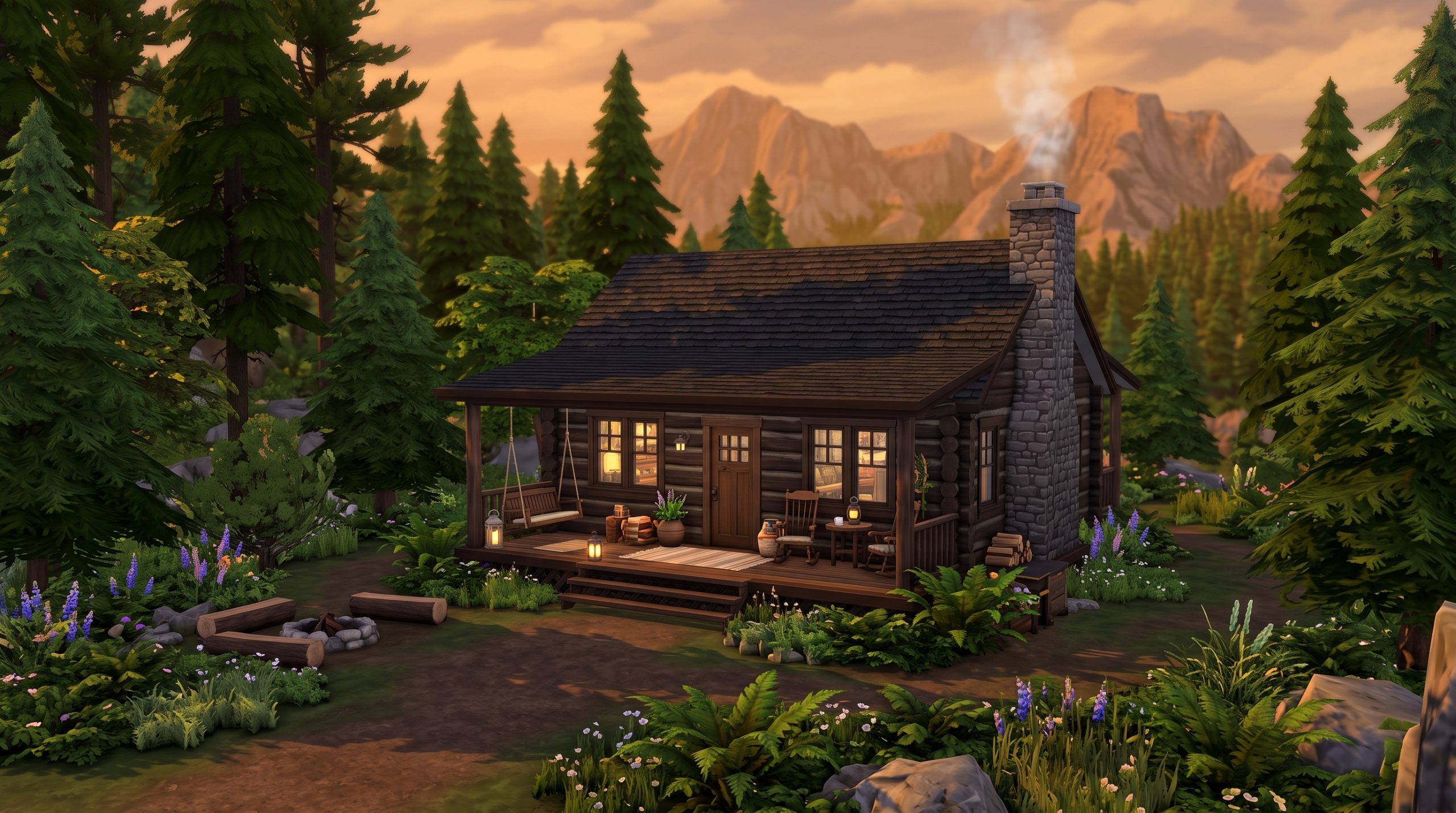 20 Dream Cabin Ideas in The Sims 4